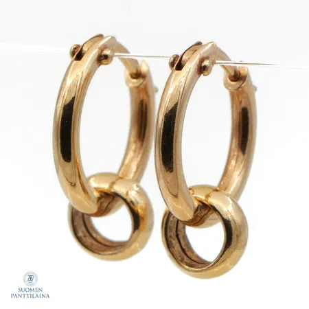 Korvarenkaat, leveys 14mm, 585,  Paino: 1,3 g