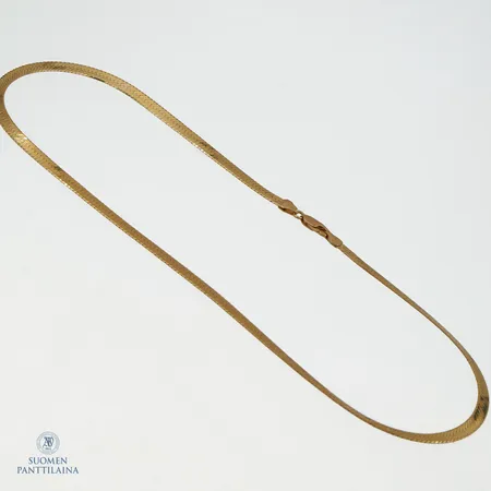 Kaulaketju, pituus 45cm, leveys 4mm, 585,  Paino: 11,8 g