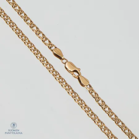 Kaulaketju, pituus 46,5cm, leveys 3mm, 585,  Paino: 7,5 g