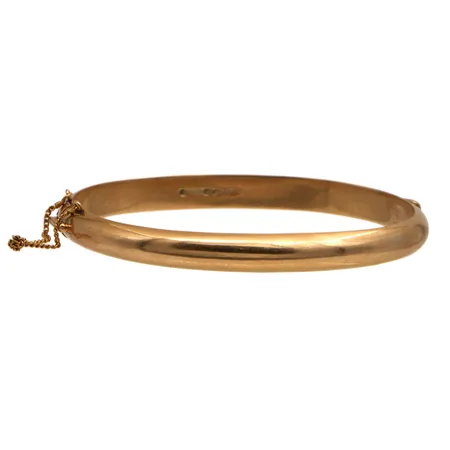 Viallinen rannerengas, kaiverrettu, Ø62mm, 585br,  Paino: 11,1 g