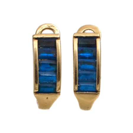 Kivikorvakorut, korkeus 14mm, 585br,  Paino: 2,7 g