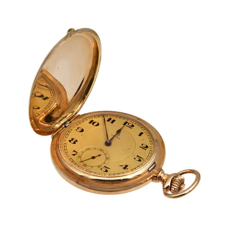 Kultataskukello Omega, välikuori kultaa, 6767575, Ø 54mm, 585br,  Paino: 131,3 g
