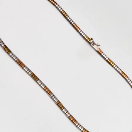 Kaulaketju, pituus 43,5cm, leveys 4mm, 925,  Paino: 19,8 g