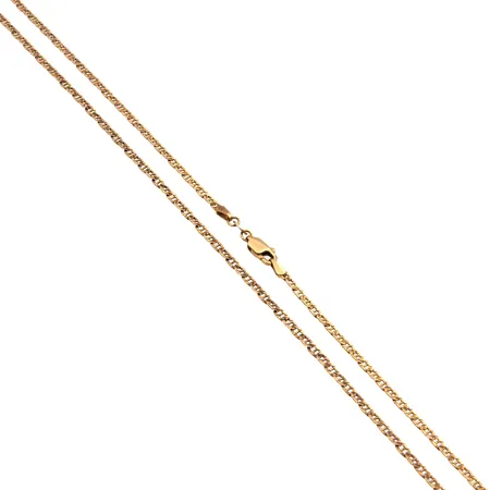 Ankkuri-kaulaketju, pituus 46cm, leveys 3mm, 585,  Paino: 5,4 g