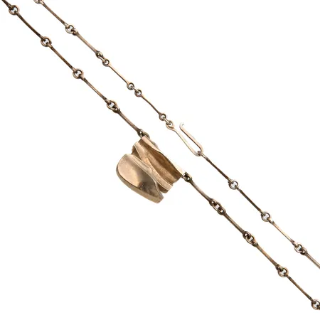 Kaulakoru, Stalac, Lapponia, pituus 45cm, leveys 1-4mm, Ø 20mm, Björn Weckström, 1979, 925,  Paino: 11,6 g