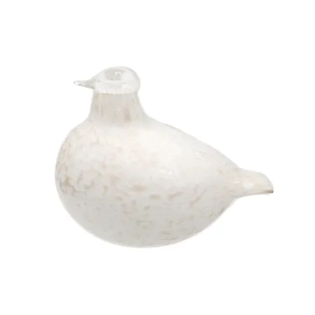Lasilintu, Riekko, Iittala, korkeus 120mm, pituus 150mm, signeeraus O. Toikka Nuutajärvi.