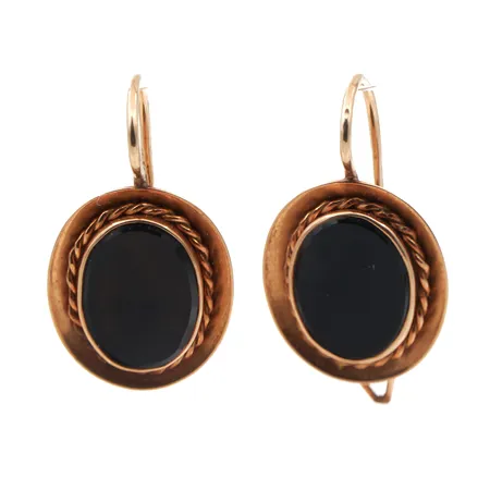 Kivikorvakorut, korkeus 22mm, 585br,  Paino: 2,9 g