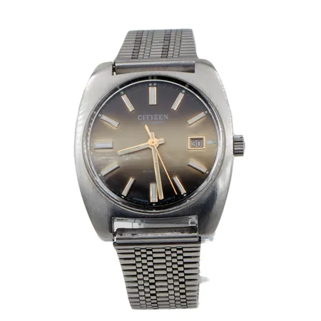 Teräsrannekello, Citizen, Automaatti, 21 kivinen,  taulun Ø 36,5mm, rannekkeen pituus 200mm
