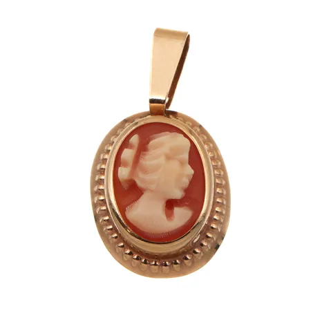 Camee-riipus, korkeus 16mm, 585br,  Paino: 0,4 g