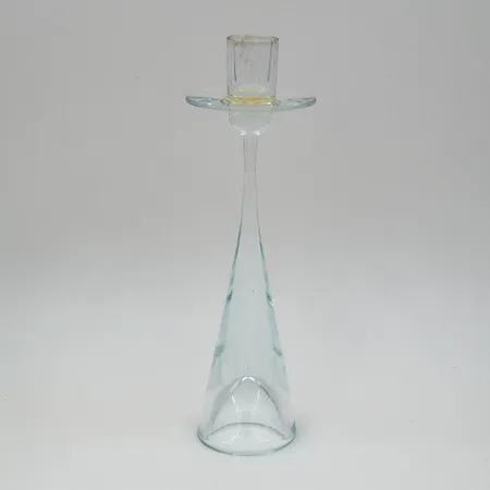 Kynttilänjalka, Aurora, Nuutajärvi, design Heikki Orvola, kirkas, korkeus 240mm