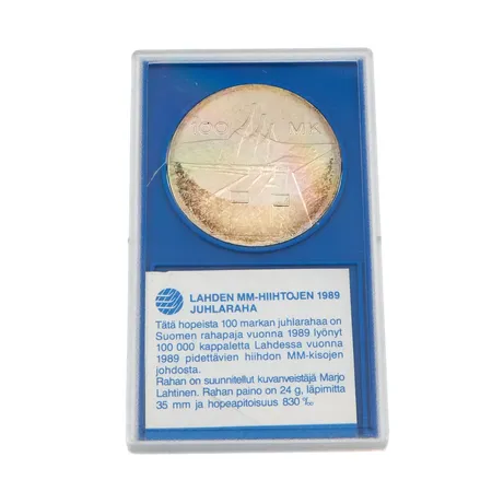 Juhlaraha, Lahden MM-Hiihto 1989, 830,  Paino: 24 g