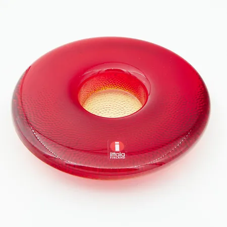 Tuikkulyhty Nappi, Iittala, design Markku Salo, punainen, Ø 120mm