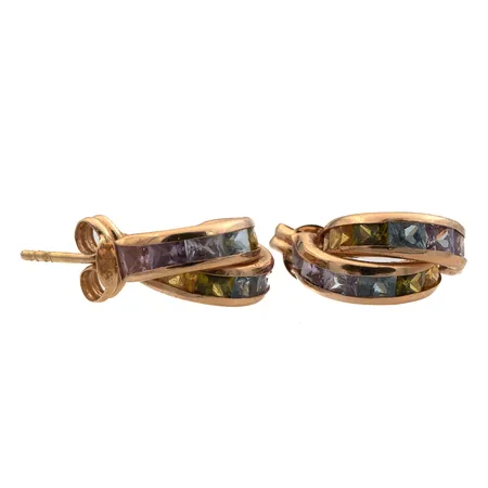 Kivikorvakorut, korkeus 12mm, 585br,  Paino: 1,6 g