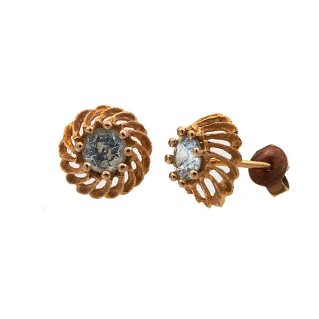 Kivikorvakorut, Ø 10mm, 585br,  Paino: 2 g
