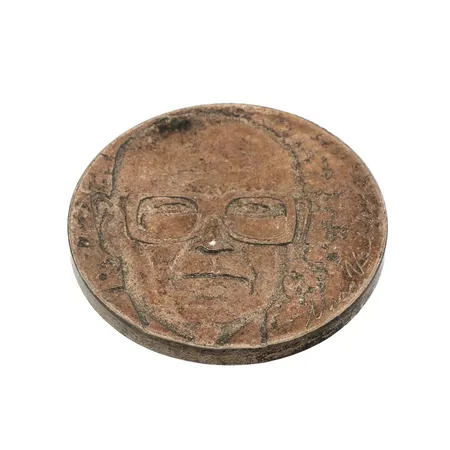 Juhlaraha, Urho Kekkonen 1975, nimellisarvo 10 mk, 500, Paino: 23,6 g