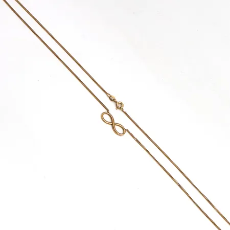 Kaulakoru, infinity, pituus 48cm, 585, Paino: 3,3 g