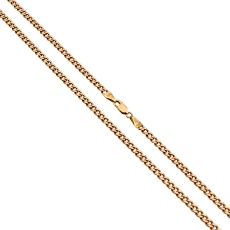 Panssarikaulaketju, pituus 52cm, leveys 3mm, ontto, 585, Paino: 8,9 g