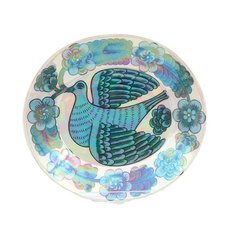 Koristelautanen Birger Kaipiainen, mitat 190x210mm, Arabia Art, made in Finland.