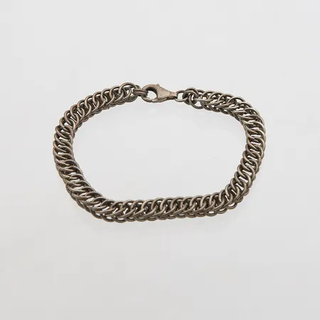 Ranneketju, pituus 190mm, leveys 5mm, 925,  Paino: 17,2 g