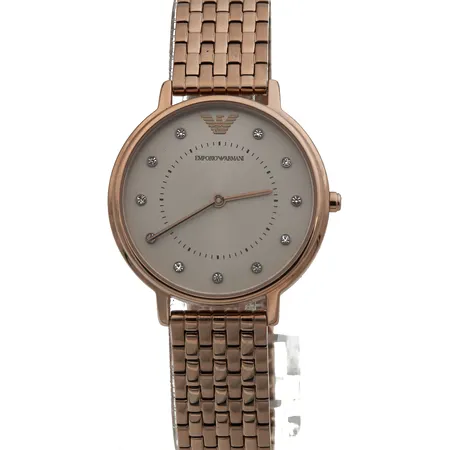 Teräsrannekello, Emporio Armani, quartz, rungon Ø 32mm, rannekkeen pituus 190mm, laatikko 