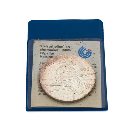 Juhlaraha, Yleisurheilun MM 1983, nimellisarvo 50 markkaa, 500, Paino: 21,9 g