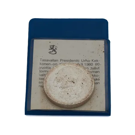 Juhlaraha, Urho Kekkonen 1981, nimellisarvo 50mk, 500, Paino: 20 g