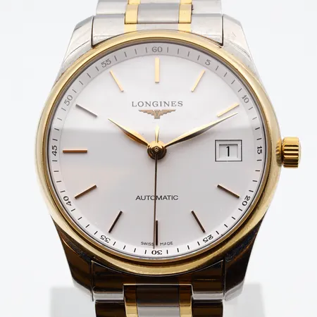 Teräs- ja kultarannekello Longines Master Collection, automaatti, ref. L2.518.5.12.7, rungon Ø 36mm, rannekkeen pituus 190mm, ei laatikkoa.