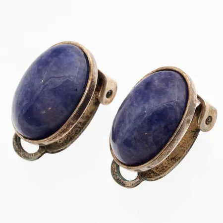 Kivikorvakorut, korkeus 15mm, klipsi kiinnitys, 925br,  Paino: 5,8 g