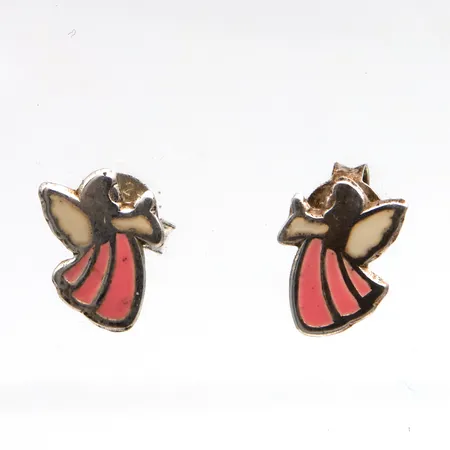 Korvakorut, korkeus 8,5mm, 925br,  Paino: 0,4 g