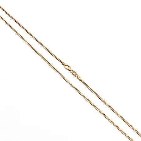 Panssarikaulaketju, pituus 59cm, leveys 2mm, 585,  Paino: 7,9 g