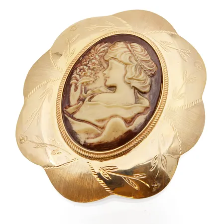 Camee-rintakoru, korkeus 110mm, 925br,  Paino: 55,1 g
