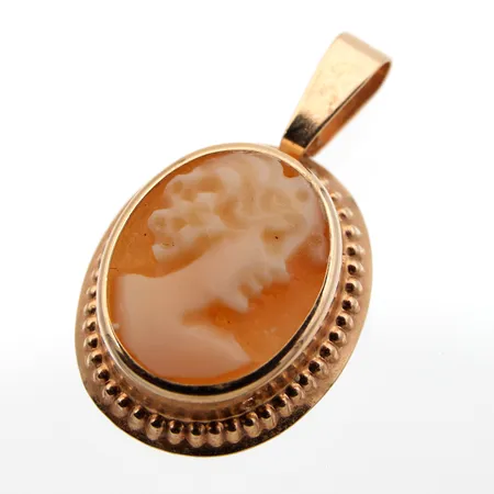 Camee-riipus, korkeus 18mm, 585br,  Paino: 0,6 g