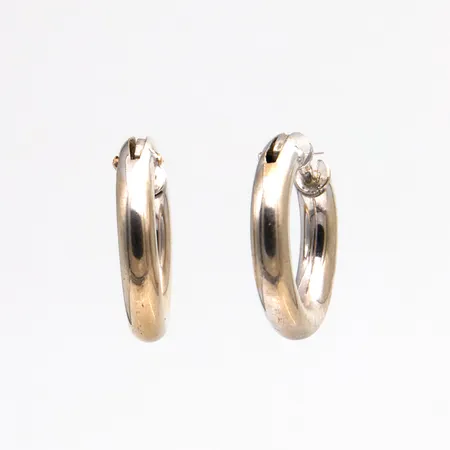 Korvarenkaat, Ø 16,5mm, 585 valkokulta,  Paino: 1,9 g
