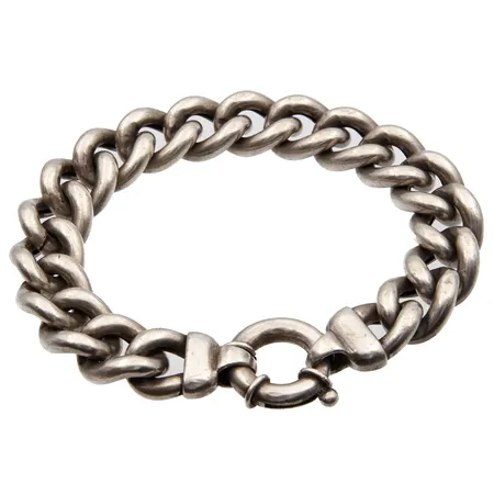 Panssariranneketju, pituus 220mm, leveys 14mm, 925,  Paino: 54,9 g