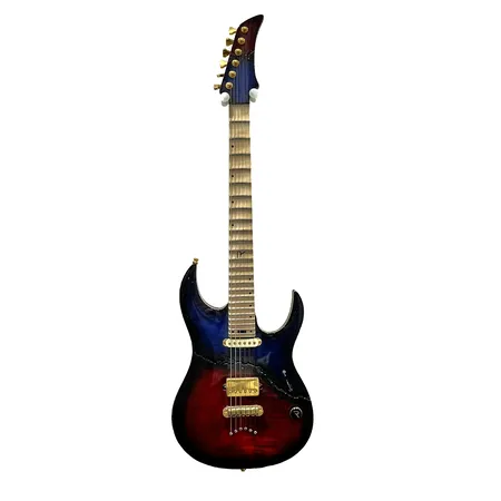 Sähkökitara, Raato Obliteraator, 2-color burst natural stain with ash, koveraksi hiottu vaahtera kaula, Bare Knuckle Pickups painkiller ja trilogy mikrofonit, yksi volyymi nuppi, kolmisäätöinen kytkin, kova laukku, ota yhteys panttilainaamoon kuljetusmaksuista sopimiseksi. Lähetetään postipakettina.