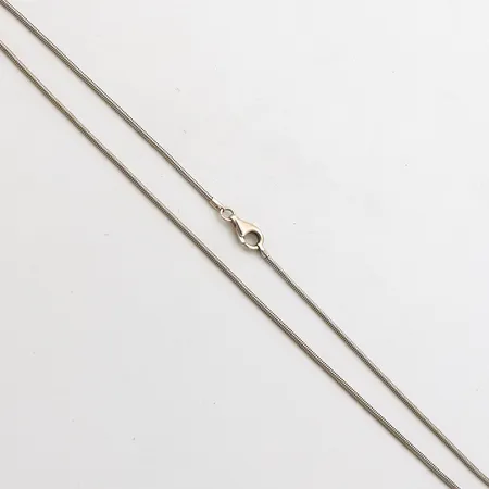 Käärmekaulaketju, pituus 46,5cm, 925, Paino: 6,1 g