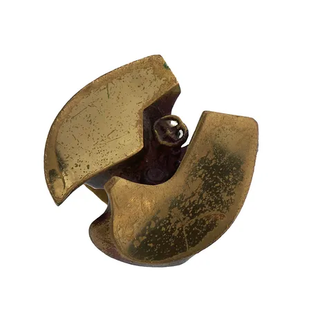 Sormus, Lapponia Koru, tulipronssi, "Henry J", design Björn Weckström, 1970-luku, koko 17.