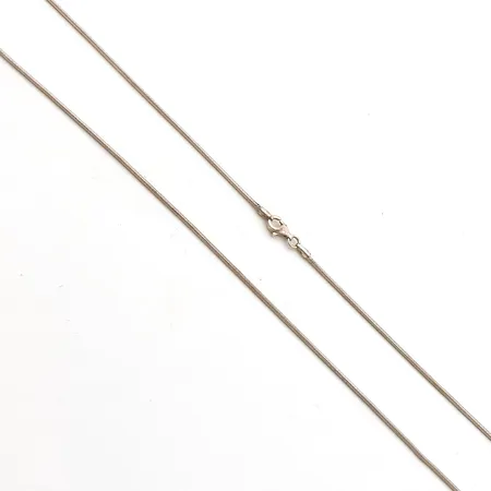Käärmekaulaketju, pituus 44,5cm, 925, Paino: 5,6 g