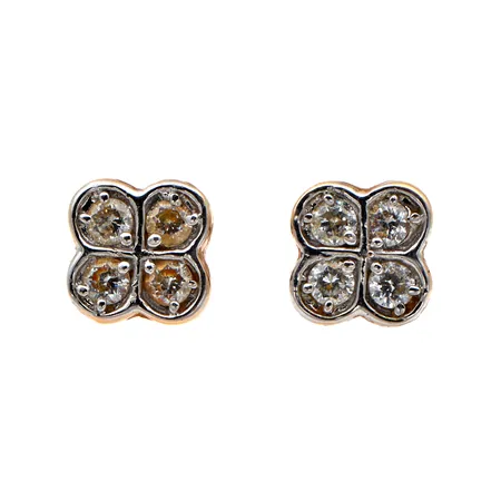 Kivikorvakorut, korkeus 8mm, 585br,  Paino: 1,8 g