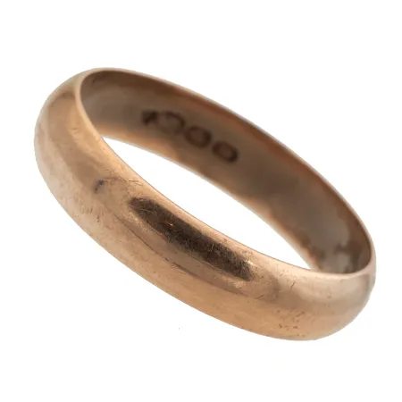 Sileä sormus, koko 21½, 585, Paino: 5,7 g