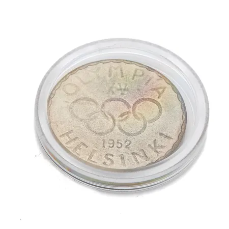 Olympiaraha, Olympia XV Helsinki 1952, nimellisarvo 500 markkaa, 500, Paino: 12 g