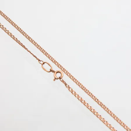 Panssarikaulaketju, pituus 61,5cm, leveys 2mm, 585, Paino: 4,3 g