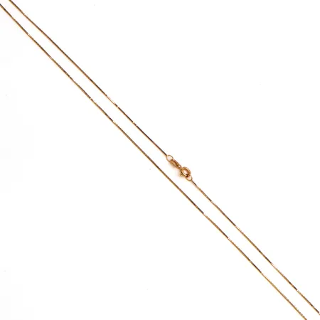Venetsia-kaulaketju, pieniä käytön jälkiä, pituus 42cm, 585,  Paino: 1,2 g