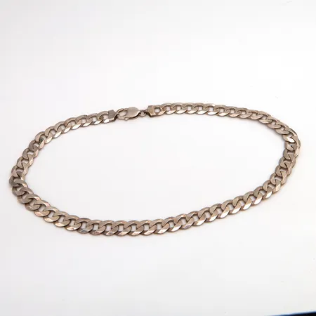 Panssarikaulaketju, pituus 45,5cm, leveys 10mm, 925, Paino: 53,1 g