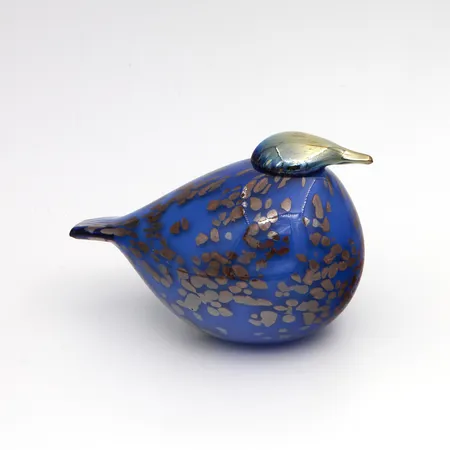 Lasilintu Suomi 100 Kuulas, Oiva Toikka, Iittala, signeeraus O. Toikka Iittala 2017, 310/2017