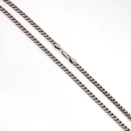 Panssarikaulaketju, leveys 5mm, pituus 50,5cm, 925,  Paino: 42,7 g