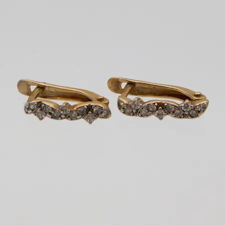 Kivikorvakorut, korkeus 14mm, 925br,  Paino: 1,7 g