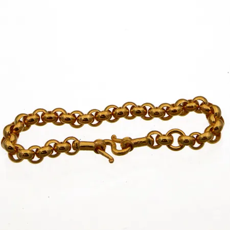 Papuranneketju, pituus 115mm, leveys 4mm, 965,  Paino: 7,6 g