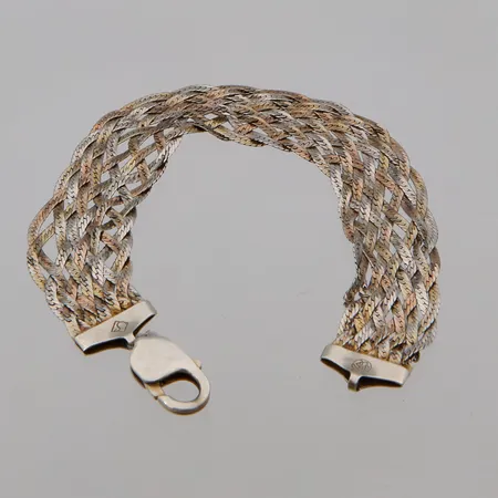 Rannekoru, pituus 195mm, leveys 16mm, 925,  Paino: 14,4 g