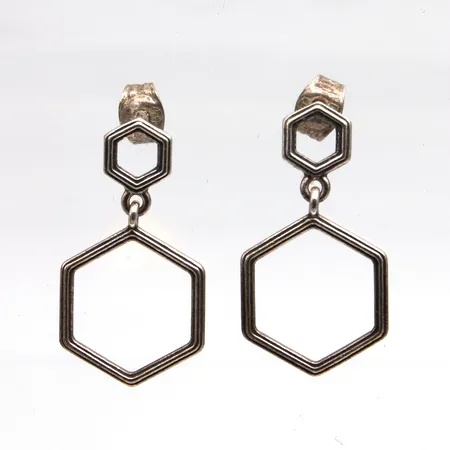 Chydenia-korvakorut, Kalevala, korkeus 30mm, 925,  Paino: 3,4 g